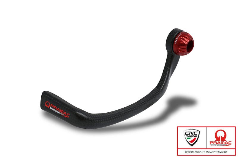Clutch-Guard Carbon Race - Protezione leva frizione carbonio opaco - Pramac Racing Limited Edition Rosso