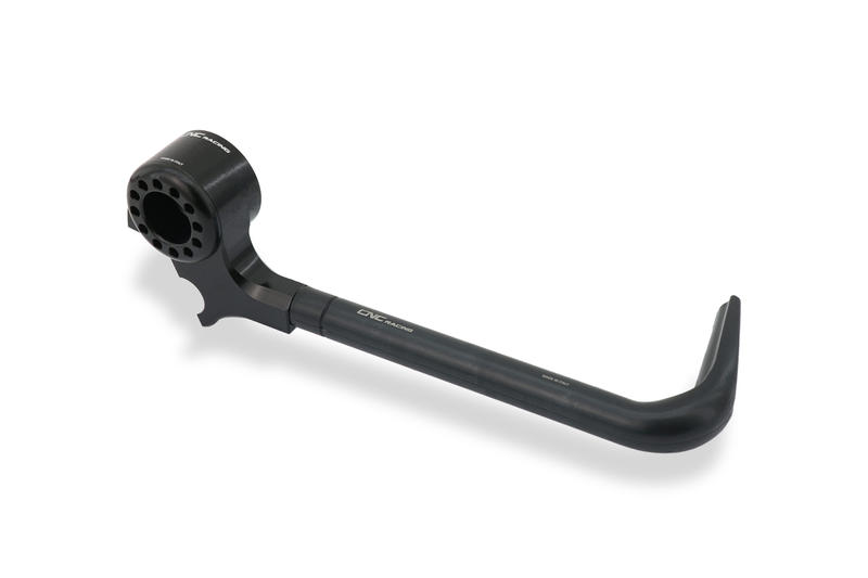 Lever-Guard Street - Protezione leva freno anteriore con attacco specchio Nero