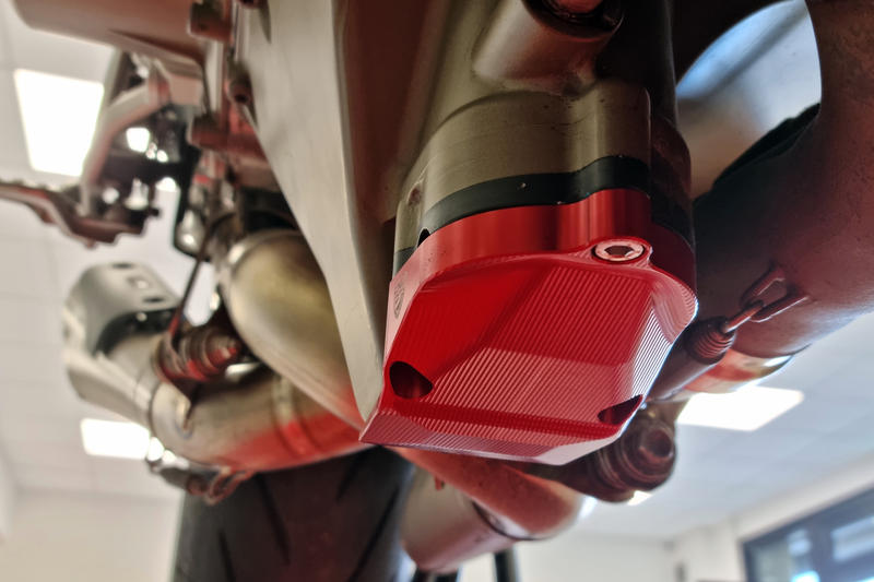Protezione coppa olio Ducati Panigale V4 / Streetfighter V4 Rosso