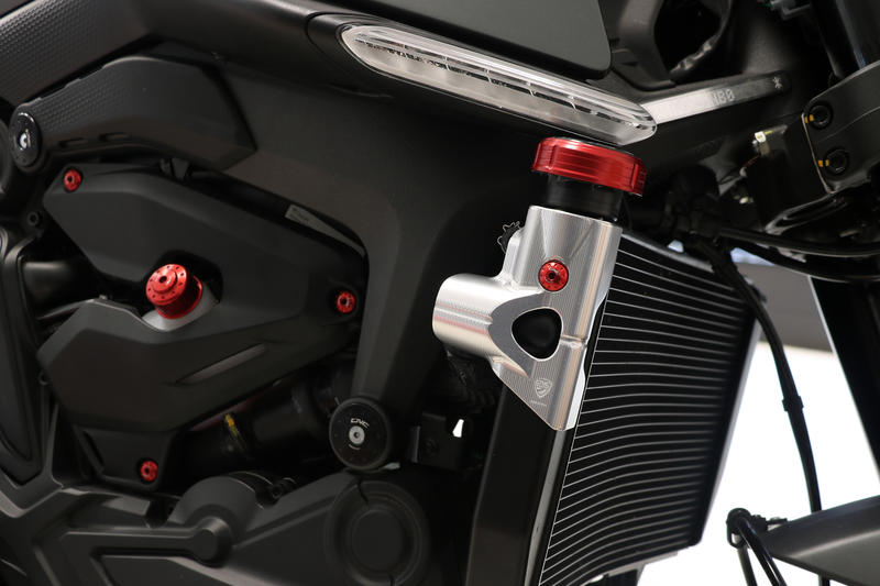 Radiator side protector Ducati Monster 937 Argento