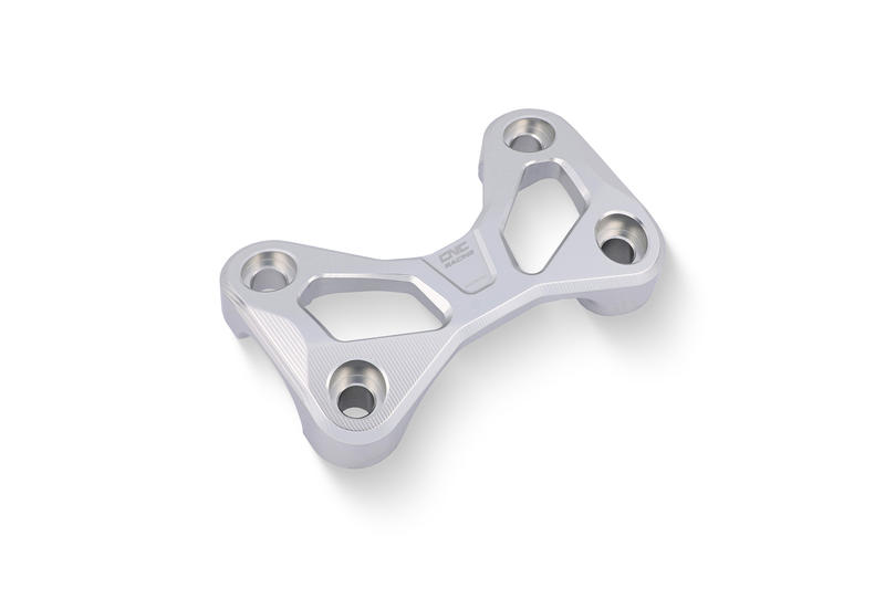 Handlebar top clamp Aprilia Tuono - Moto Guzzi v85 TT Argento