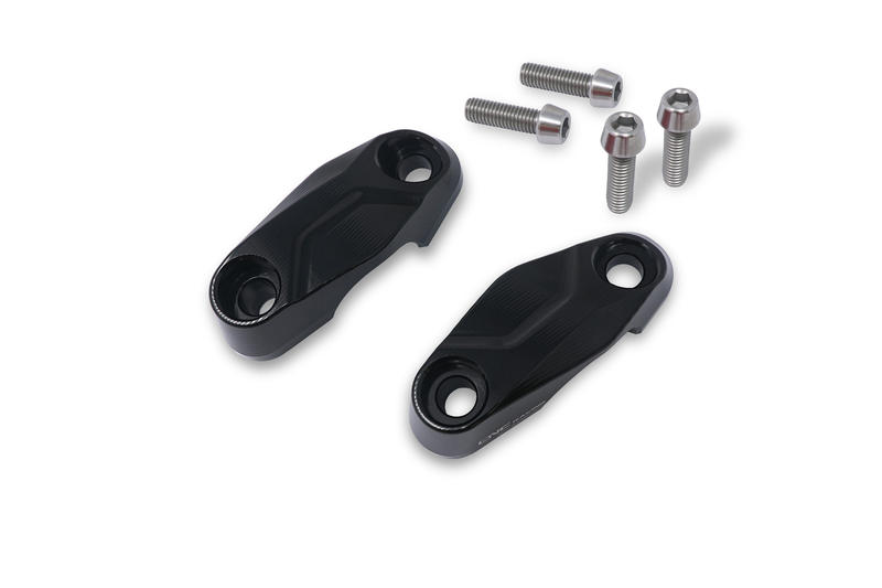 Handlebar upper clamp kit Ducati Streetfighter V4 - V2 Nero