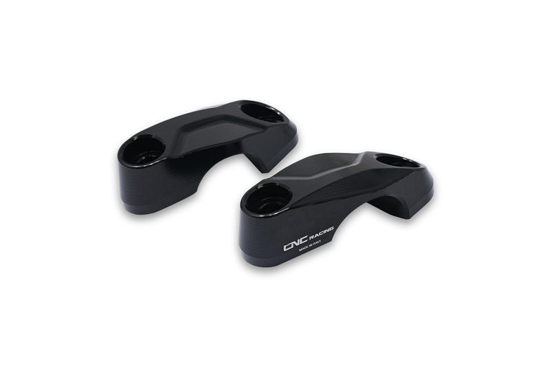 Handlebar upper clamp kit Ducati Streetfighter V4 - V2 Nero