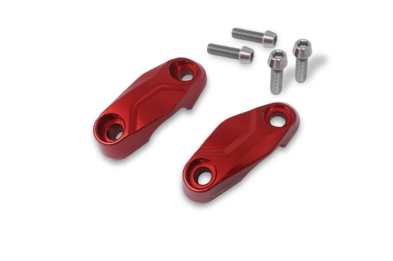 Handlebar upper clamp kit Ducati Streetfighter V4 - V2 Rosso