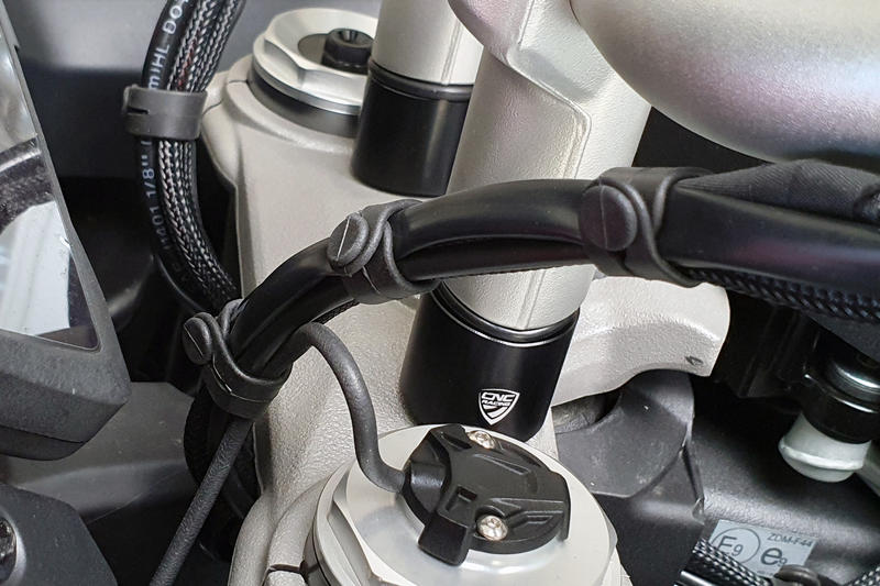 Alzamanubrio H 30mm Ducati Multistrada V4 per riser OEM Nero