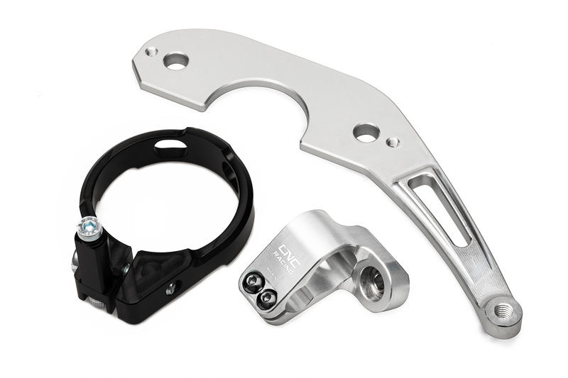 SUPPORTO AMMORTIZZATORE DI STERZO Ducati Scrambler Argento