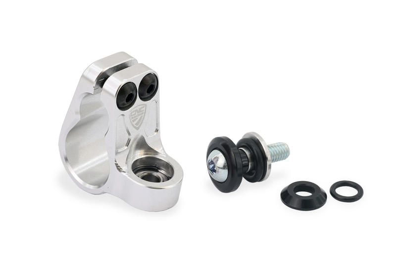 Supporto ammortizzatore di sterzo Ducati Streetfighter V4 - V2 Argento