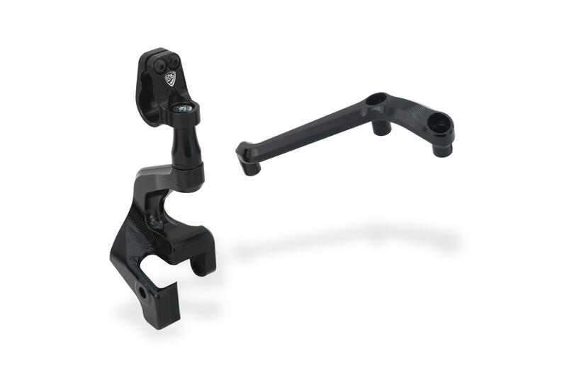Supporto ammortizzatore di sterzo Ducati Multistrada V4/V4S Nero