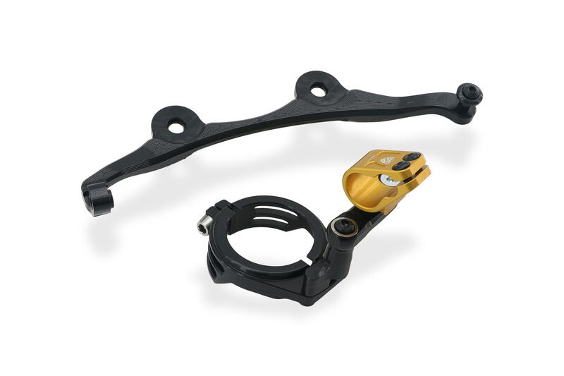 Supporto ammortizzatore di sterzo Ducati Hypermotard 698 Mono Oro