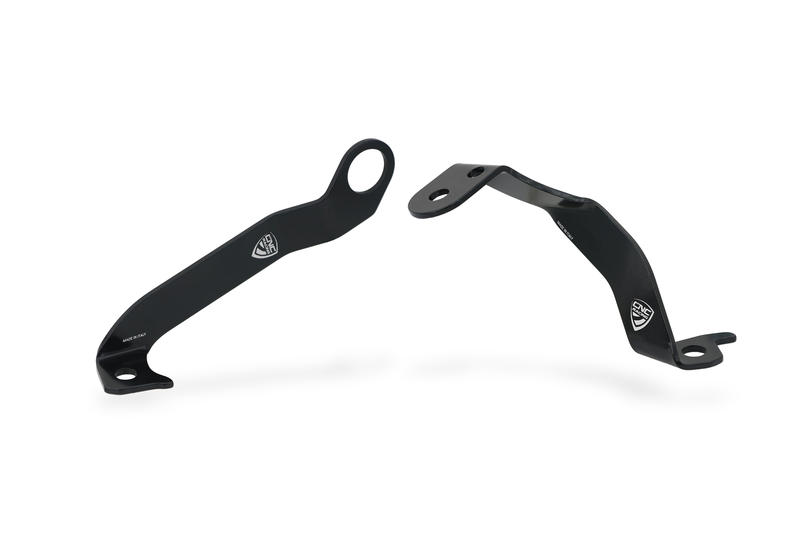 Bracket kit for clutch and brake fluid tank Ducati Panigale V4 Nero