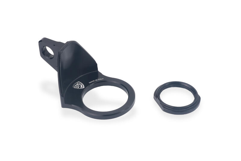 Bracket for clutch or rear brake fluid tank CNC Racing 12ml Nero