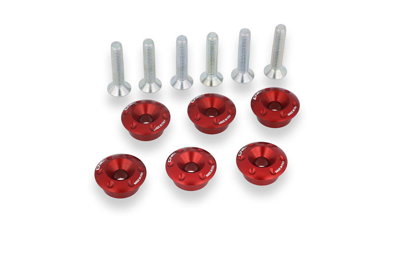 Set Scodellini frizione testa sferica Rosso