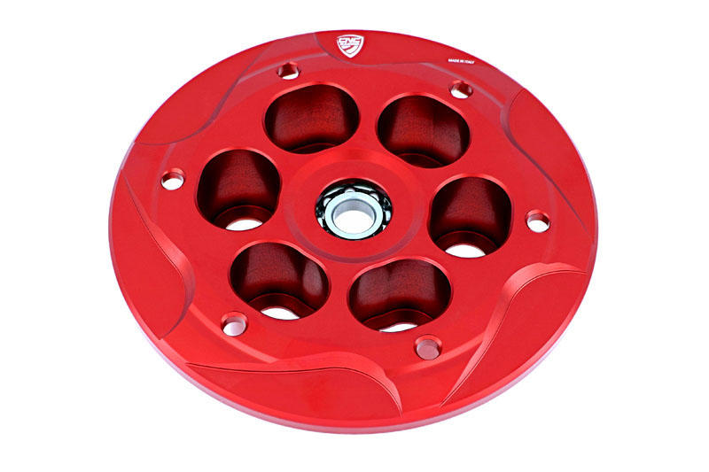 Piattello spingidisco frizione antisaltellamento MV Agusta con cuscinetto Rosso