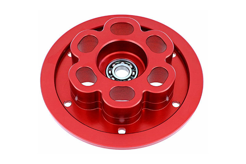 Piattello spingidisco frizione antisaltellamento MV Agusta con cuscinetto Rosso