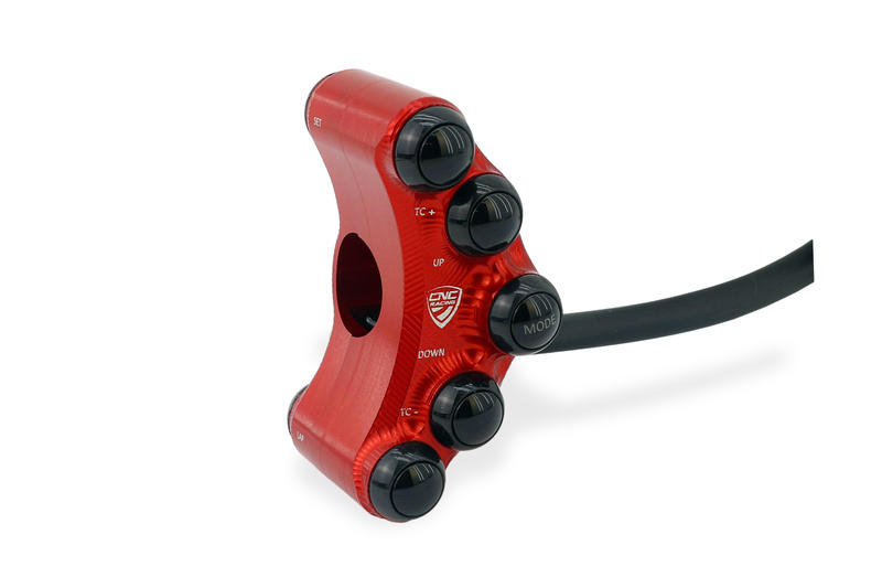 Left handlebar switch - Race use Rosso