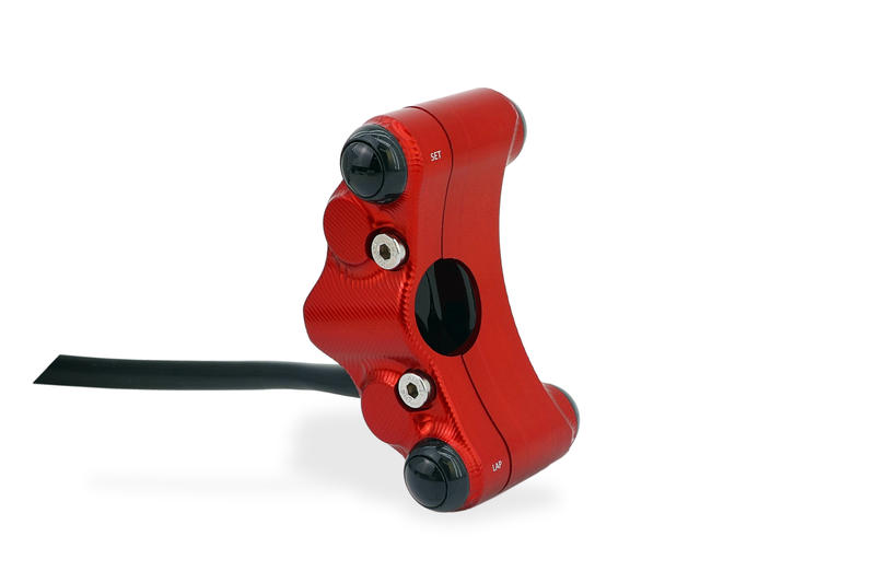 Left handlebar switch - Race use Rosso