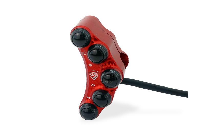 Pulsantiera sinistra - Versione stradale Rosso