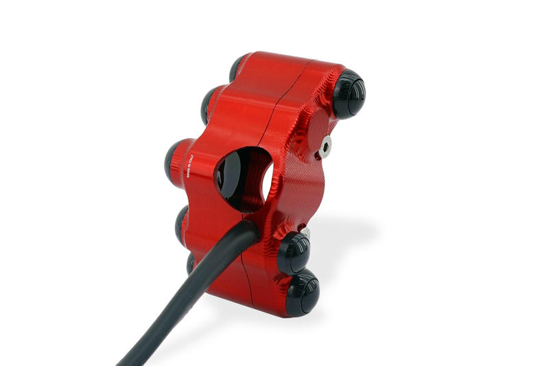 Pulsantiera sinistra - Versione stradale Rosso