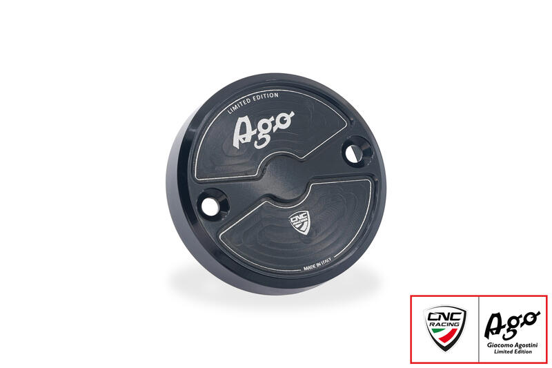 Tappo serbatoio fluido freno anteriore Ø56 - Giacomo Agostini Limited Edition Nero