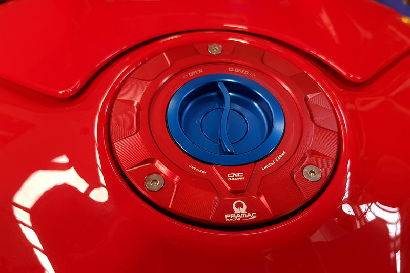 Tappo serbatoio carburante - Pramac Racing Limited Edition Rosso/Blu