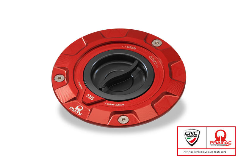 Tappo serbatoio carburante - Pramac Racing Limited Edition Rosso/Nero