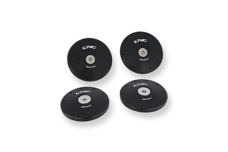 Tappi telaio Ducati Multistrada 1260 - fori grandi Nero