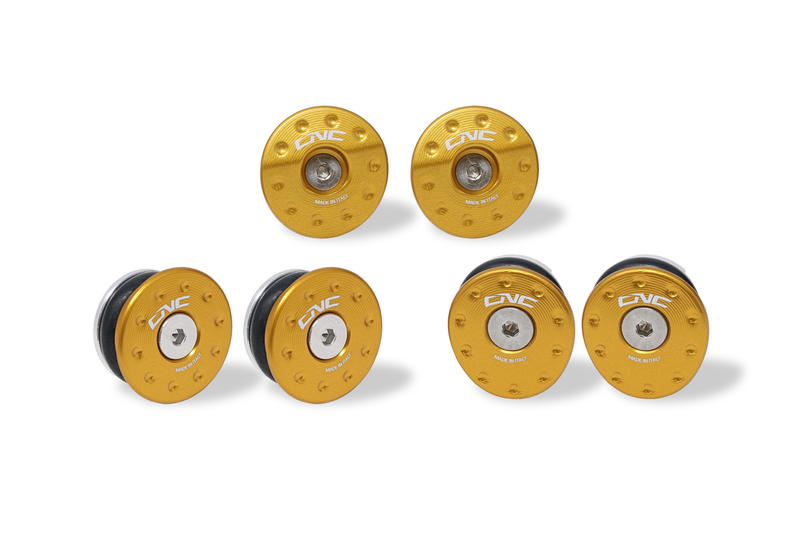 Frame caps kit MV Agusta - Front frame Oro