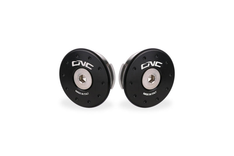 Frame caps kit Ducati Multistrada V4 - smaller holes Nero