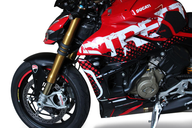 Winglets blanking caps Ducati Streetfighter V4/S Nero