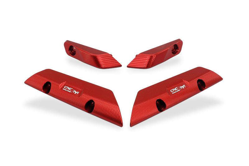 Winglets blanking caps Ducati Streetfighter V4/S Rosso