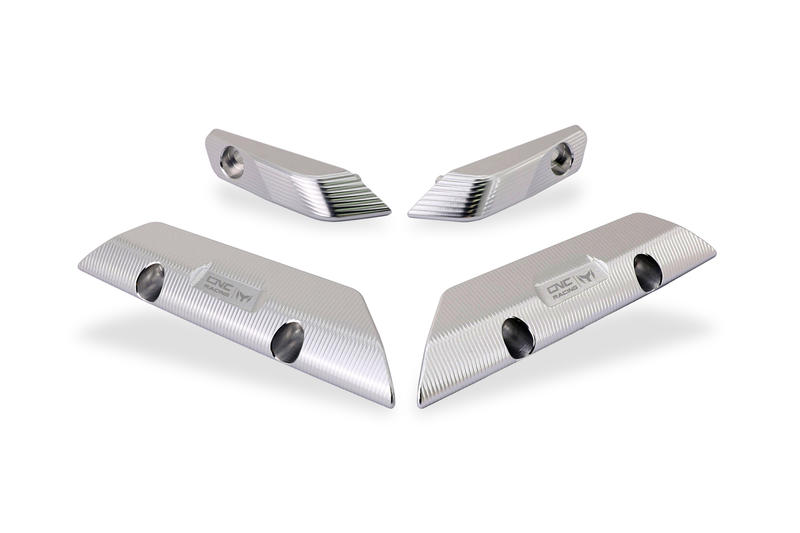 Winglets blanking caps Ducati Streetfighter V4/S Argento