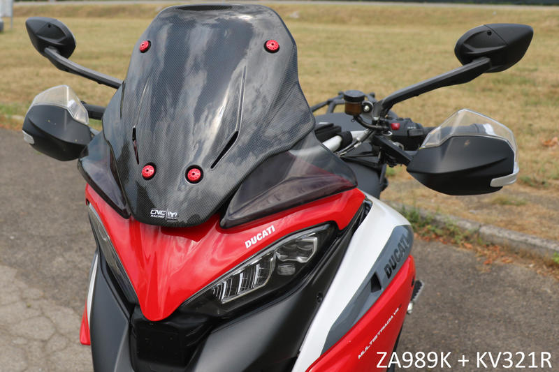 Cupolino Sport Ducati Multistrada V4 - Carbonio Lucido